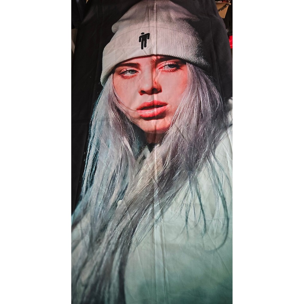 Billie Eilish Fabric Poster Wall Hanging Portrait Music Merch 40x58.5